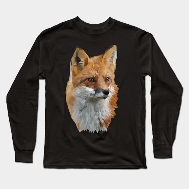 Vulpes vulpes Long Sleeve T-Shirt by RedFeatherDesign